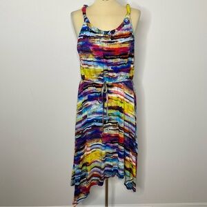 Neiman Marcus Multicolor Midi Dress
